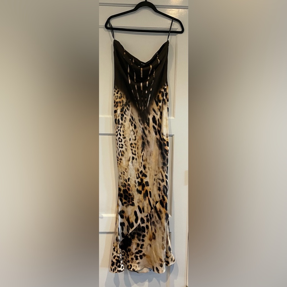 retrofete Shayna Silk Dress in Vintage Cheetah - Picture 4 of 7